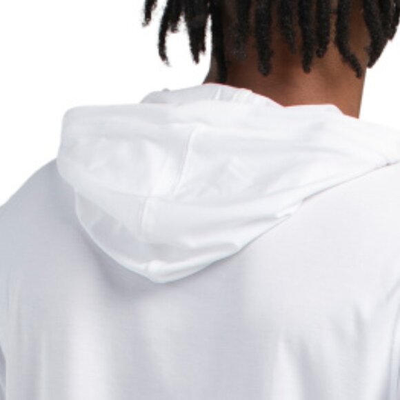 NEW JOHNNIE-O Performance T Shirt Hoodie white for men 253 - Picture 4 of 5